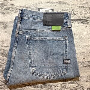 G-Star Men's Light Blue Relaxed Jeans